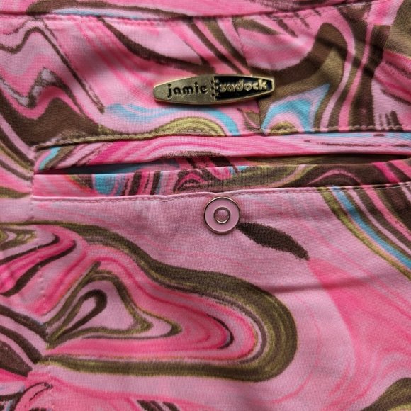 Women's Jamie‎ Sadock 17.5" Pull On Golf Skort Size 14 Whirl Marbled Angel NEW - Picture 9 of 9